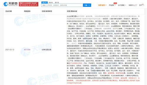 途虎養(yǎng)車拓展業(yè)務(wù)邊界，關(guān)聯(lián)公司新增貨物進(jìn)出口與出版物零售等經(jīng)營范圍